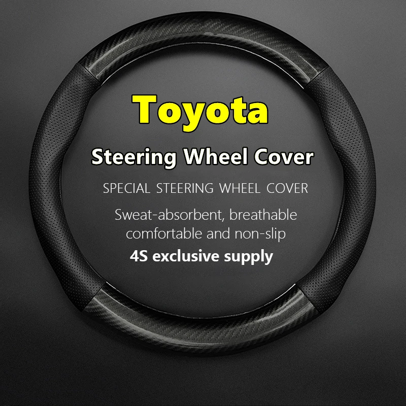 For Toyota Steering Wheel Cover Leather Carbon Fiber Fit Camry RAV4 Corolla 86 Reiz Wish CHR Celica Vitz Highlander Yaris
For Toyota Steering Wheel Cover Leather Carbon Fiber Fit Camry RAV4 Corolla 86 Reiz Wish CHR Celica Vitz Highlander Yaris