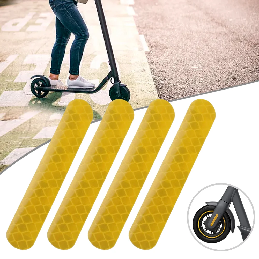 Reflective Stickers Enhance Night Visibility with Scooter Reflective Stickers Set of 4 Waterproof & Fade Resistant
Reflective Stickers Enhance Night Visibility with Scooter Reflective Stickers Set of 4 Waterproof & Fade Resistant
