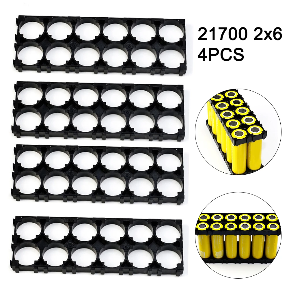 4pcs 21700 2x6 Battery Holder Stand Plastic Frame Bracket Holding Battery Packs For Power Tool Accessories
4pcs 21700 2x6 Battery Holder Stand Plastic Frame Bracket Holding Battery Packs For Power Tool Accessories