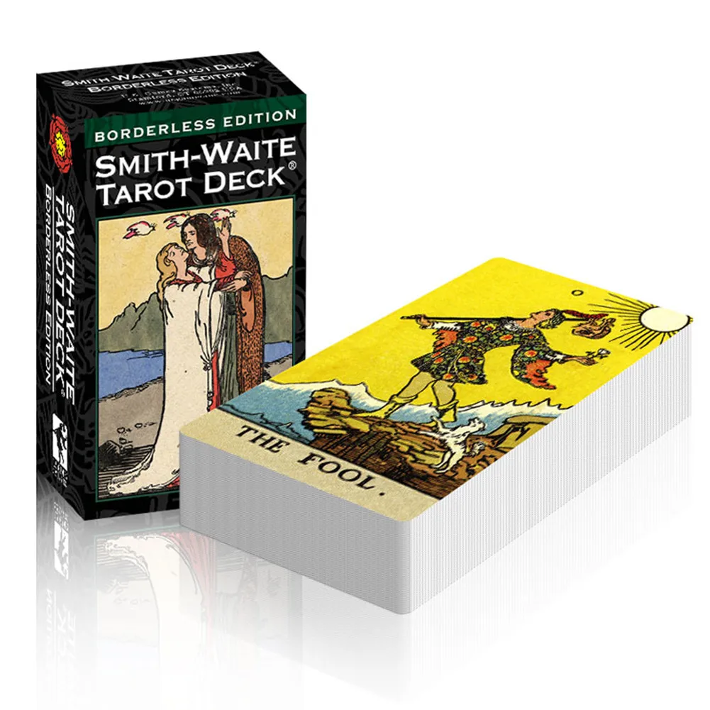 84PCS/Set Tarot Cards The Borderless Smith Tarot Board Game Cards Full English Portable Friend Party Playing Board Game Cards
84PCS/Set Tarot Cards The Borderless Smith Tarot Board Game Cards Full English Portable Friend Party Playing Board Game Cards