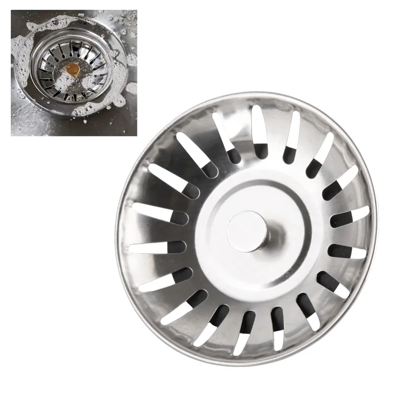 Stainless Steel Universal Sink Filter Kitchen Basin Sink Deodorizing Filter Trash Plug Household Sink Drainage Accessories Tool
Stainless Steel Universal Sink Filter Kitchen Basin Sink Deodorizing Filter Trash Plug Household Sink Drainage Accessories Tool