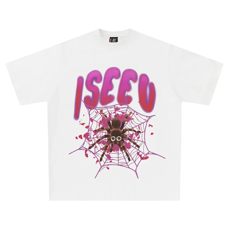 Men's T-shirt Halloween Spider American Retro Summer Oversize Tops Tees Street Letter T-shirt Loose Hip Hop Short Sleeve T-shirt
Men's T-shirt Halloween Spider American Retro Summer Oversize Tops Tees Street Letter T-shirt Loose Hip Hop Short Sleeve T-shirt