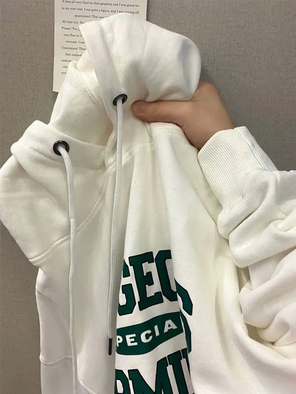 Vintage Clothes Loose Oversized Hoodie Korean Fashion New In Letter Print Long Sleeve Top For Students 2023 Autumn Pullover 후드티
Vintage Clothes Loose Oversized Hoodie Korean Fashion New In Letter Print Long Sleeve Top For Students 2023 Autumn Pullover 후드티