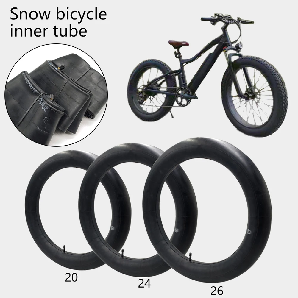 Snow Bicycle Inner Tube 20/24/26x4.0 Suitable For Fat Bikes/E-Bikes Bicycle Accessories Equipments For Cycling
Snow Bicycle Inner Tube 20/24/26x4.0 Suitable For Fat Bikes/E-Bikes Bicycle Accessories Equipments For Cycling