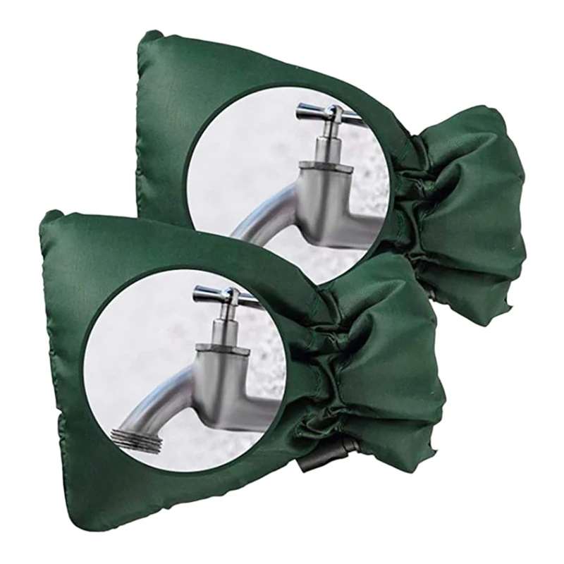 2 Pcs Outdoor Faucet Cover Socks For Winter Freeze Protection, Reusable Faucet Insulation, Anti-Freeze Hose Bib
2 Pcs Outdoor Faucet Cover Socks For Winter Freeze Protection, Reusable Faucet Insulation, Anti-Freeze Hose Bib