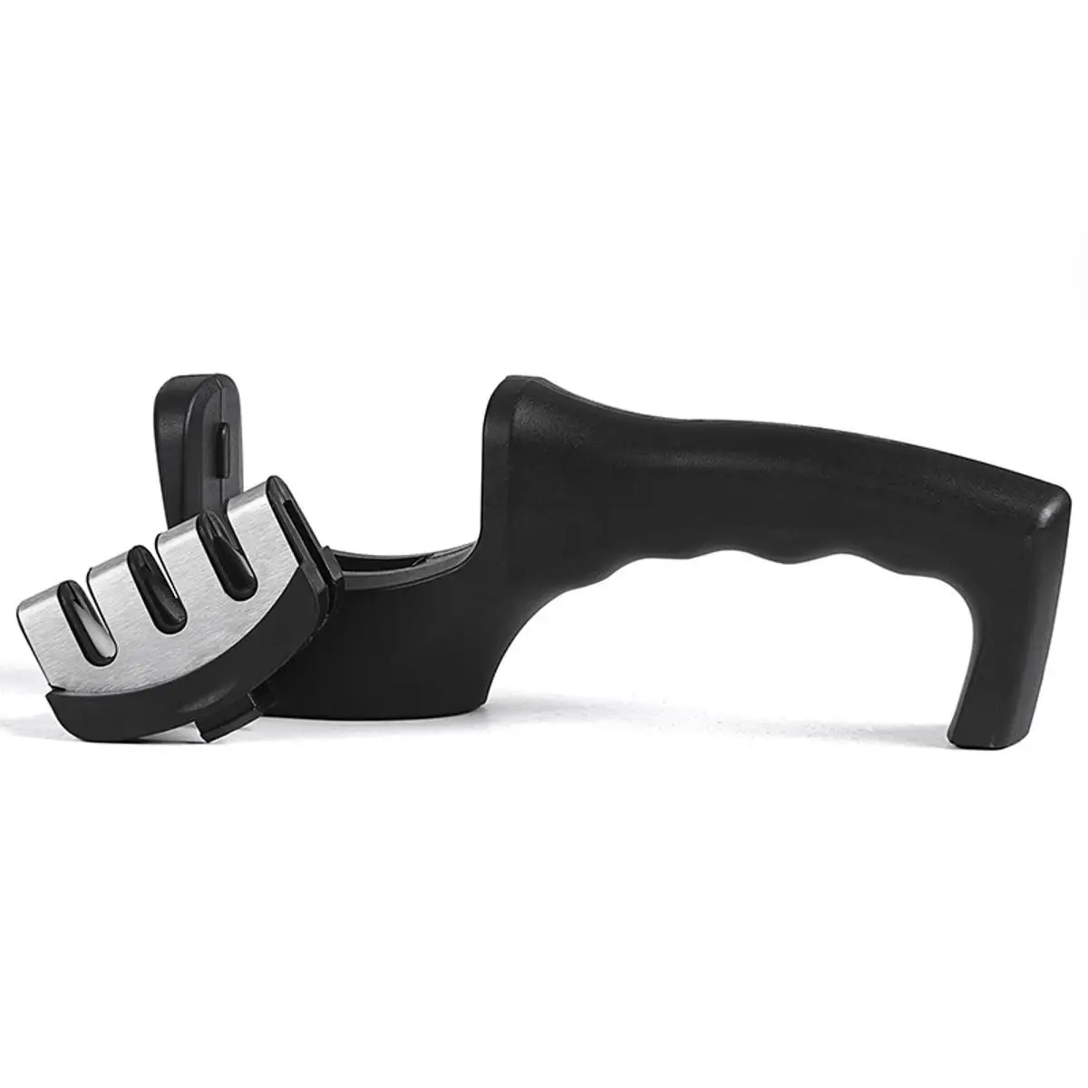 Round manual quick knife sharpener household outdoor multi-functional hand diamond three section knife sharpener
Round manual quick knife sharpener household outdoor multi-functional hand diamond three section knife sharpener