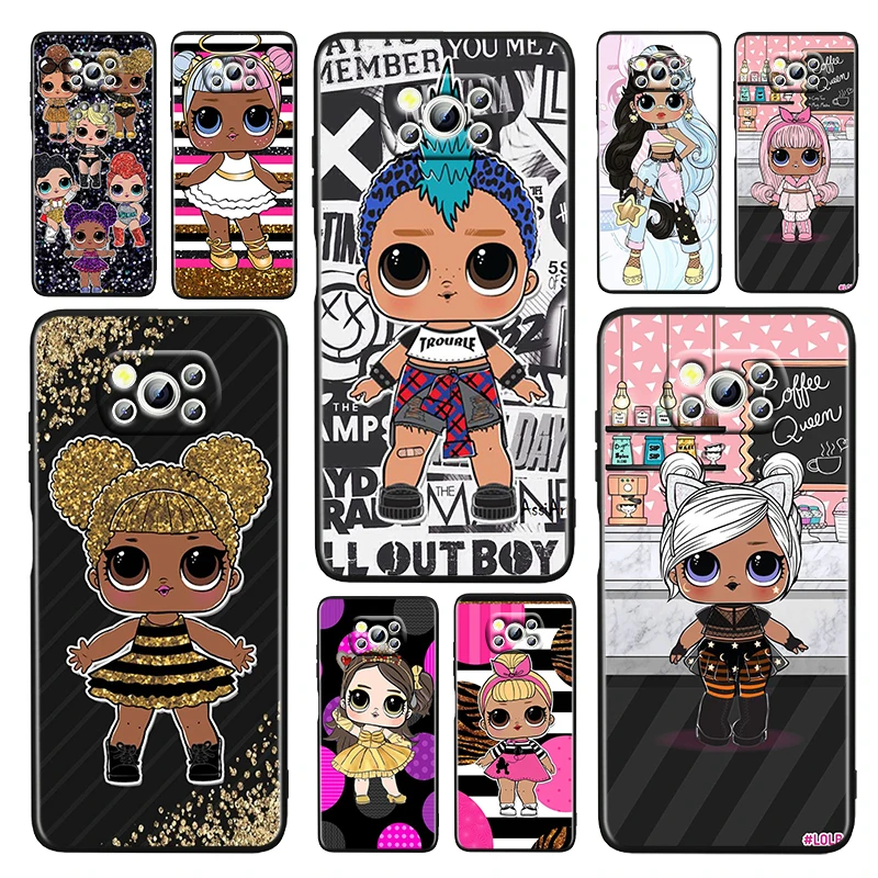 Cute LOL Suprise Hot For Xiaomi Poco M4 X3 F3 GT NFC M3 C3 M2 F2 F1 X2 Pro Mi Mix3 Soft Silicone Black Phone Case Fundas Coque
Cute LOL Suprise Hot For Xiaomi Poco M4 X3 F3 GT NFC M3 C3 M2 F2 F1 X2 Pro Mi Mix3 Soft Silicone Black Phone Case Fundas Coque
