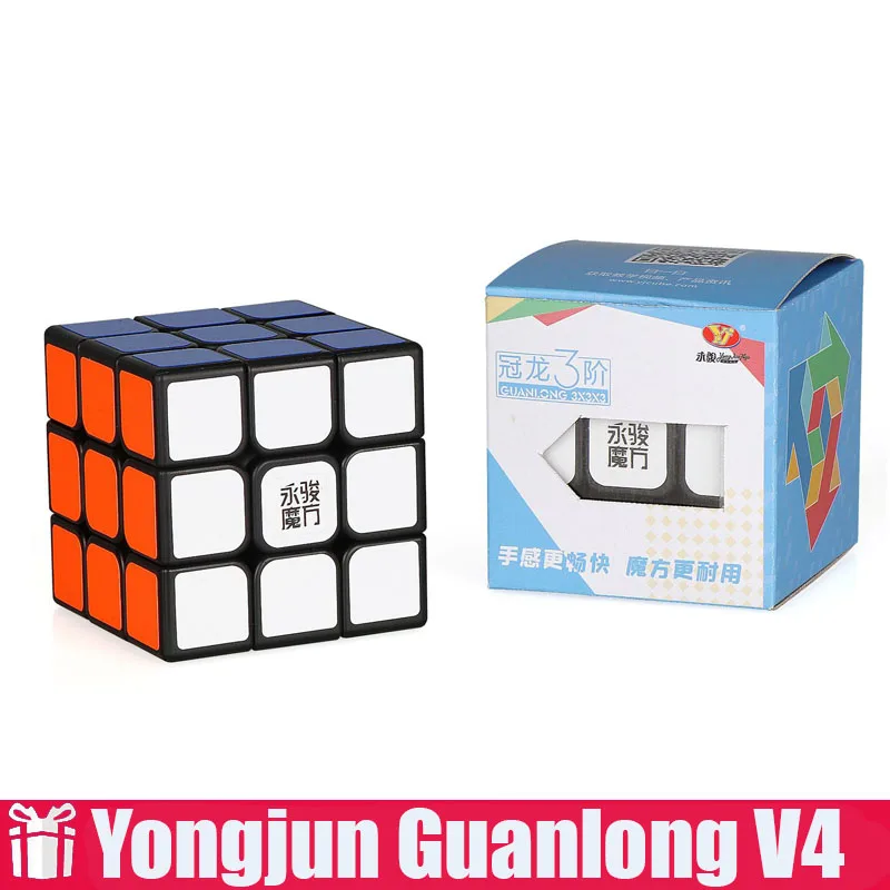 Yongjun GuanLong V4 Модернизированная версия магический куб 3x3 YJ скоростной детские