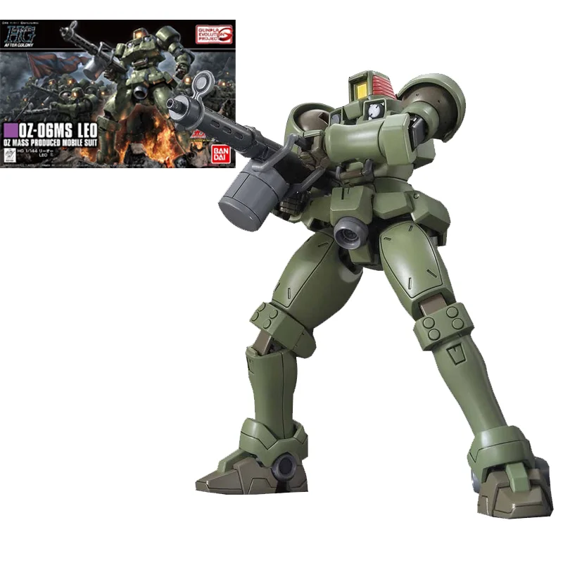 

Bandai Genuine HG HGAC HGUC 211 1/144 OZ-06MS Leo LEO Gundam Assembled Model Toy Action Anime Figure Gunpla NEW For Children