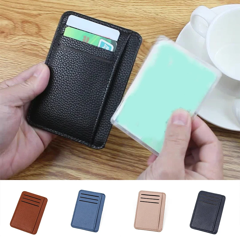 ID Card Holder Purse Money Wallet Coin Case Organizer Slim Lychee Grain Simplicity Mini Ultra-thin Man Card Case Wallets Bag
ID Card Holder Purse Money Wallet Coin Case Organizer Slim Lychee Grain Simplicity Mini Ultra-thin Man Card Case Wallets Bag