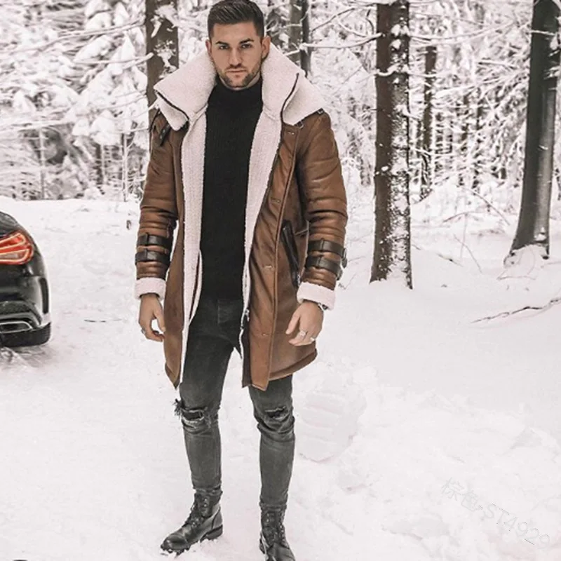 Men Winter Fur Casual Classic Warm Thick Fleece Parkas Jacket Coat Men Autumn Fashion Pockets Windproof Parka Men Clothing 
Men Winter Fur Casual Classic Warm Thick Fleece Parkas Jacket Coat Men Autumn Fashion Pockets Windproof Parka Men Clothing