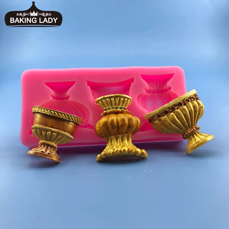 Roman flower pot fondant silicone mold cake decoration European-style building retro castle flower pot chocolate mold
Roman flower pot fondant silicone mold cake decoration European-style building retro castle flower pot chocolate mold