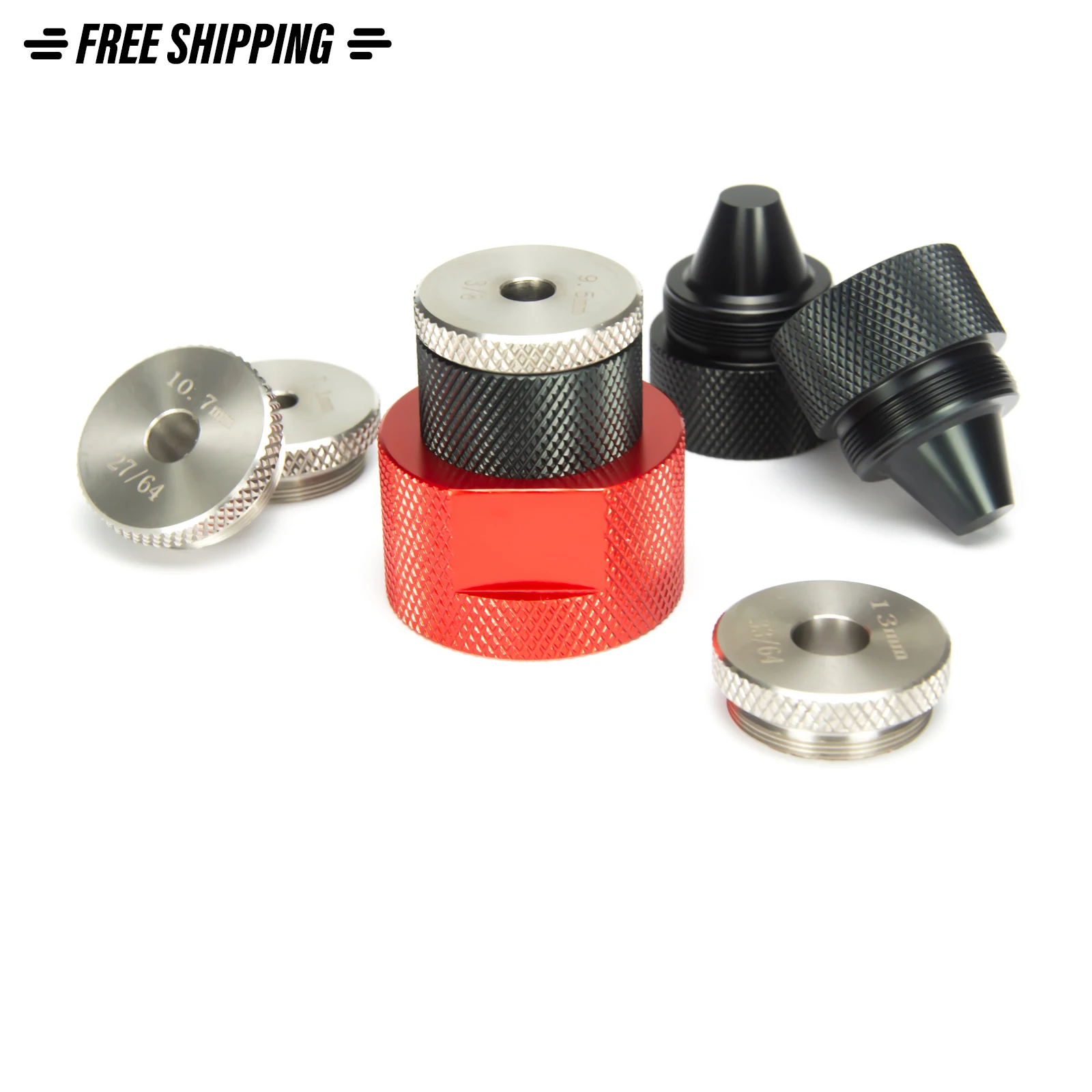 10"L 1.58"OD Aluminum 1/2x28+5/8x24 Modular Solvent Cleaning Tube 1.375x24 MST 8x Baffle Cone Cups +Guide Drill Jig Fixture Kit
10"L 1.58"OD Aluminum 1/2x28+5/8x24 Modular Solvent Cleaning Tube 1.375x24 MST 8x Baffle Cone Cups +Guide Drill Jig Fixture Kit