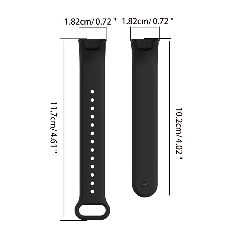 77JC Quick Release Watch Support Loop Accessory Silicone Wristbands Bracelet Fit for Redmi smart band pro Anti-scratch Straps |