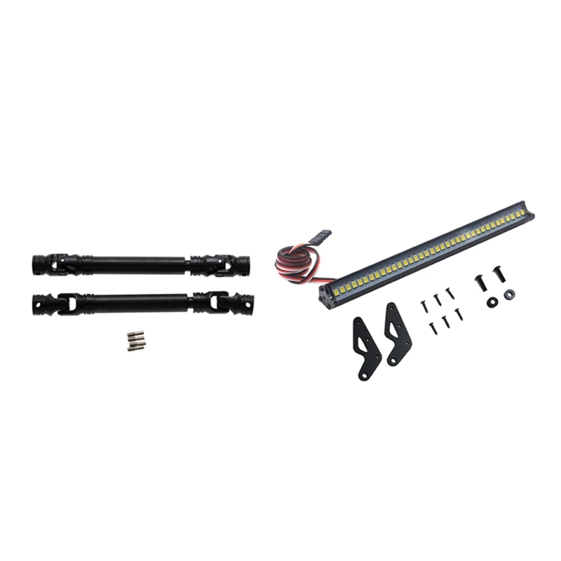 2 Set RC Car Part: 1 Set Splined Drive Shaft 107-159Mm & 1 Set Super Bright 36 LED 150Mm Light Bar Roof Lamp Lights
2 Set RC Car Part: 1 Set Splined Drive Shaft 107-159Mm & 1 Set Super Bright 36 LED 150Mm Light Bar Roof Lamp Lights