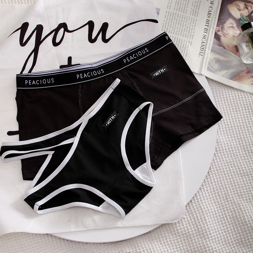 Couple Underwear Hot Sexy Women Lingerie Men Boxer Shorts Cotton Couples Lover Underpants Split Straps Lovely Cozy Lingerie
Couple Underwear Hot Sexy Women Lingerie Men Boxer Shorts Cotton Couples Lover Underpants Split Straps Lovely Cozy Lingerie