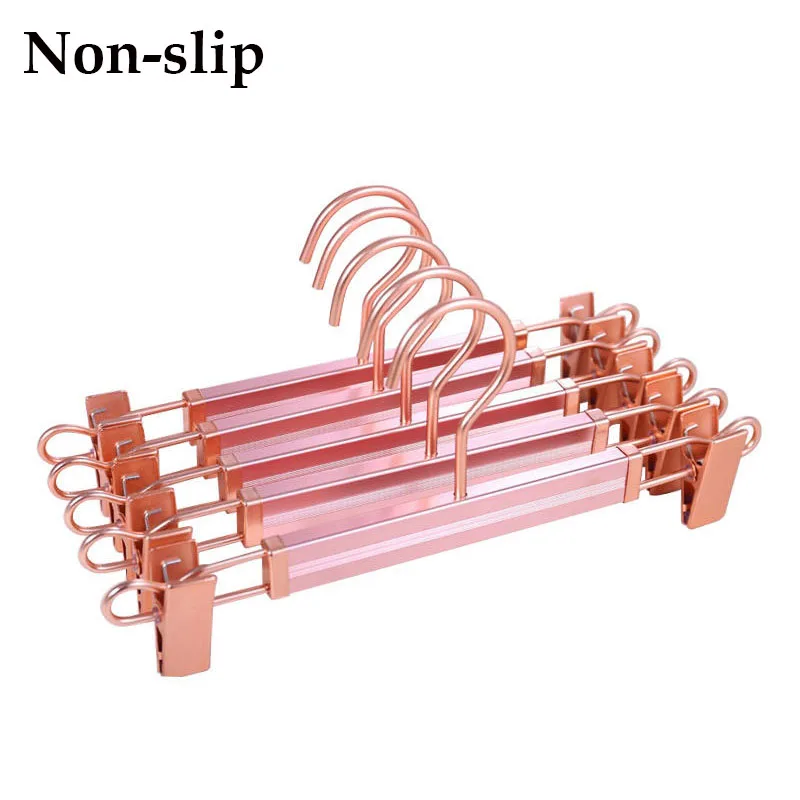 5/10pcs Luxury Aluminium Alloy Trousers Hanger For Pants Rack Closet Organizer Non Slip Underwear Skirt Clip Drying Clothes
5/10pcs Luxury Aluminium Alloy Trousers Hanger For Pants Rack Closet Organizer Non Slip Underwear Skirt Clip Drying Clothes