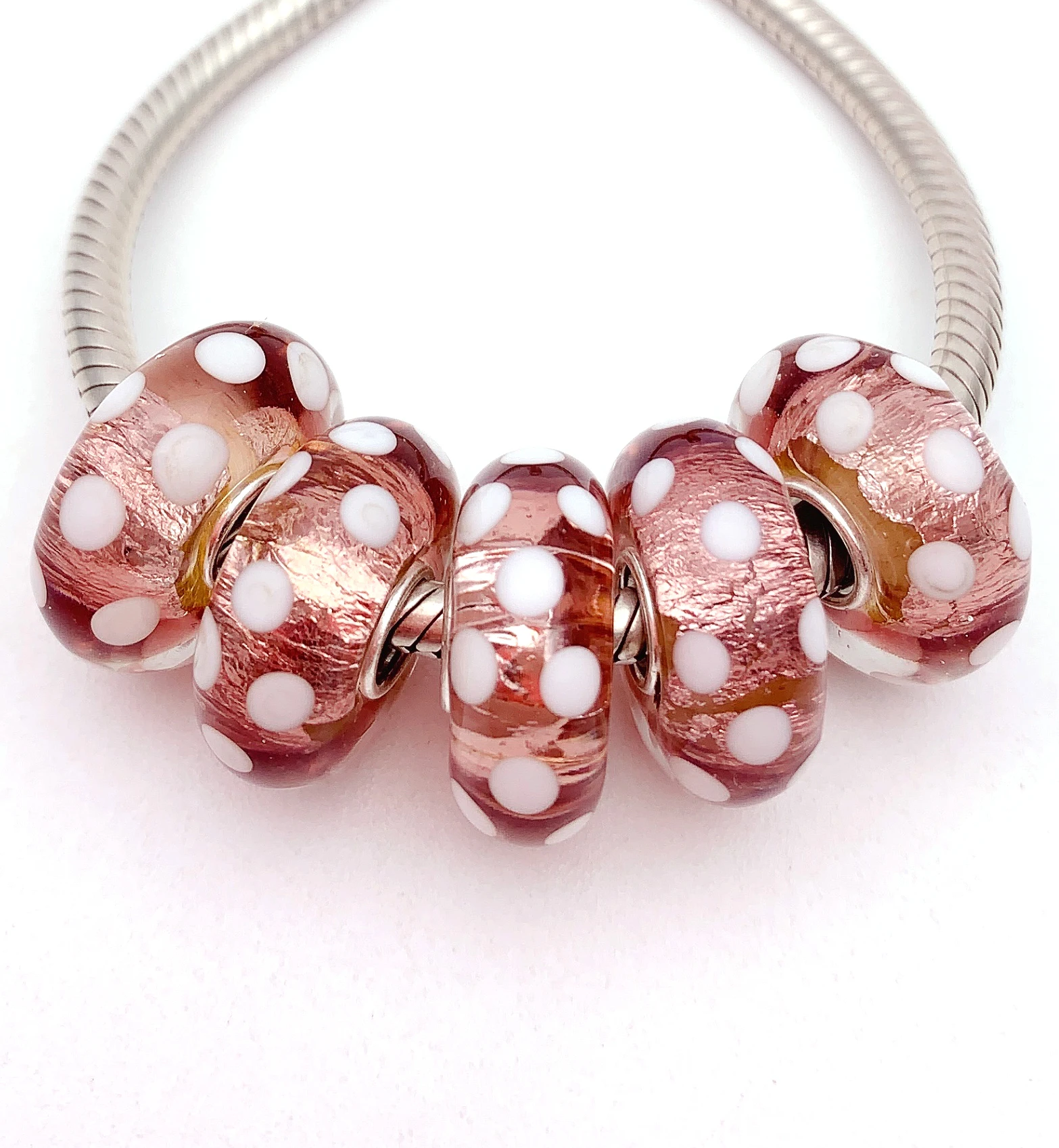 YG587 5X 100% Authenticity S925 Sterling Silver Beads Murano Glassbeads NEW Fit European Charms Bracelet Diy Jewelry Lampwork
YG587 5X 100% Authenticity S925 Sterling Silver Beads Murano Glassbeads NEW Fit European Charms Bracelet Diy Jewelry Lampwork