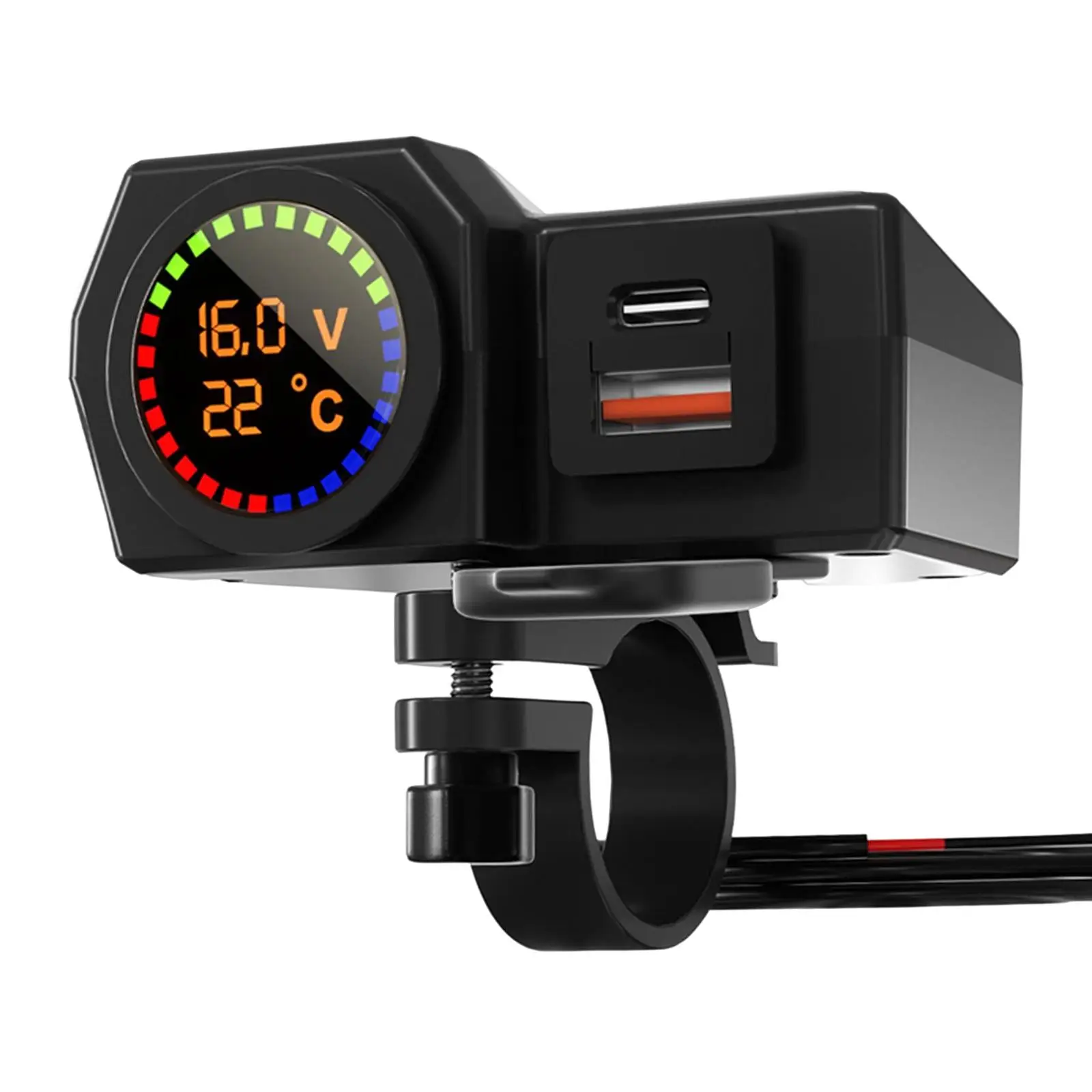 Universal 12V-24V Motorcycle USB Charger QC 3.0 USB Port Quick Disconnect Quick Charge Waterproof for Smartphone Cameras
Universal 12V-24V Motorcycle USB Charger QC 3.0 USB Port Quick Disconnect Quick Charge Waterproof for Smartphone Cameras
