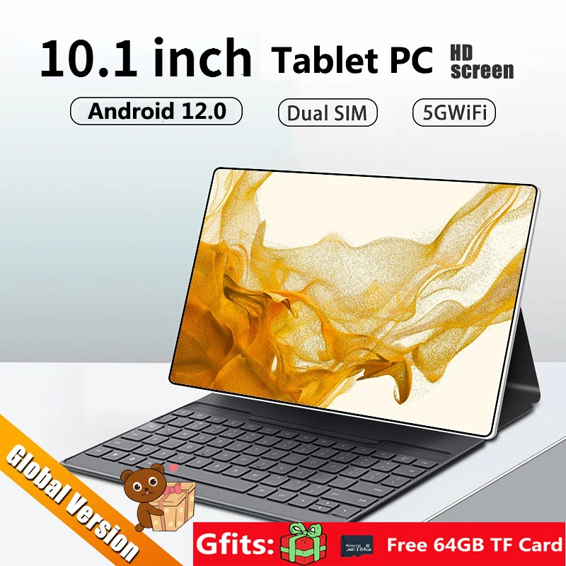 New 4G+64GB WiFi Tablet+Free Gift 64GB TF Card Android 12.0 Tablet 10.1 Inch 4G Call Phone Android Buletooth Tablet for Gifts
New 4G+64GB WiFi Tablet+Free Gift 64GB TF Card Android 12.0 Tablet 10.1 Inch 4G Call Phone Android Buletooth Tablet for Gifts