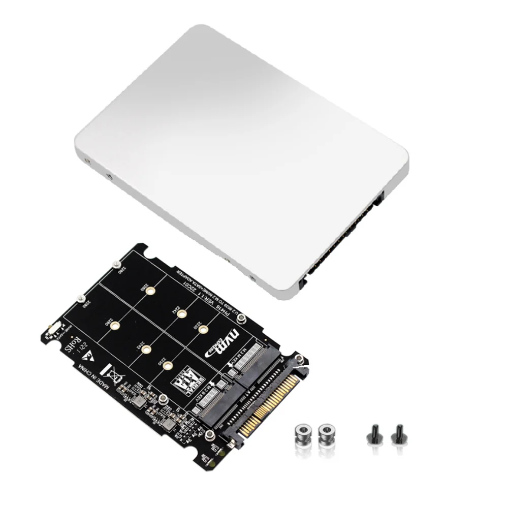 M.2 SSD to U.2 Adapter 2in1 M.2 NVMe and SATA-Bus NGFF SSD to PCI-E U.2 SFF-8639 Adapter PCIe M2 Converter,with Shell
M.2 SSD to U.2 Adapter 2in1 M.2 NVMe and SATA-Bus NGFF SSD to PCI-E U.2 SFF-8639 Adapter PCIe M2 Converter,with Shell