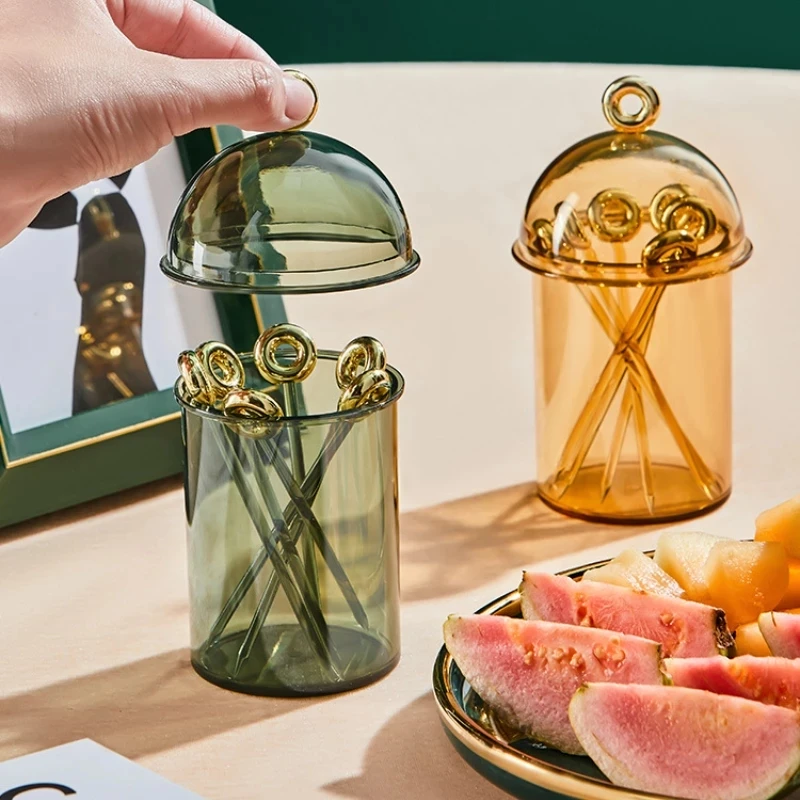 Fruit Fork Light Luxury Food Picks Toothpick Crockery Storage Tank Set Snack Cake Dessert Fruit Forks Home Party Decoration
Fruit Fork Light Luxury Food Picks Toothpick Crockery Storage Tank Set Snack Cake Dessert Fruit Forks Home Party Decoration