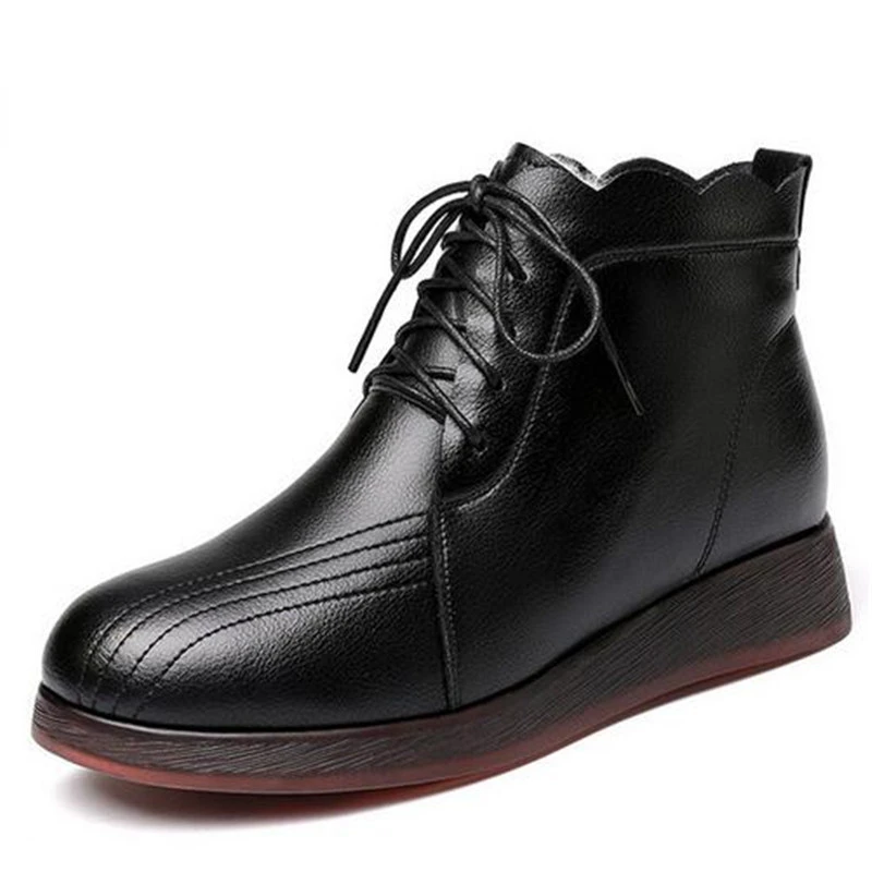 2022 Autumn Women's Boots Flat British Fashion Casual Sneaskers Warm Mother Cotton Shoes Inside Plush Wool Boots
2022 Autumn Women's Boots Flat British Fashion Casual Sneaskers Warm Mother Cotton Shoes Inside Plush Wool Boots