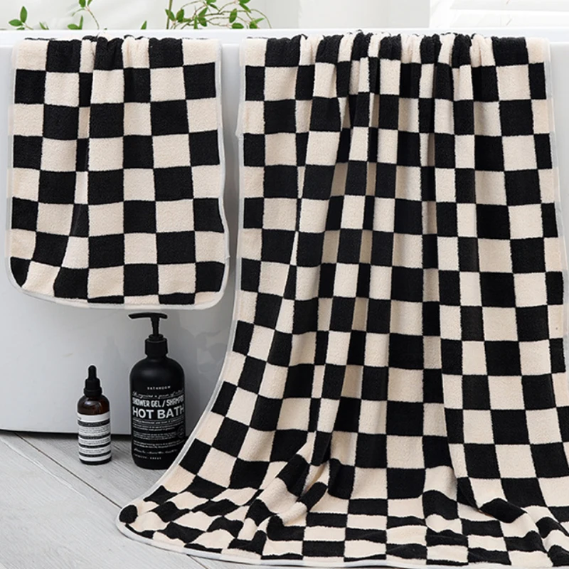 Plaid Coral Velvet Towel Soft Absorbent Bath Towels for Adult Large Thick Turkish Towel Quick Drying Microfiber Towels Washcloth
Plaid Coral Velvet Towel Soft Absorbent Bath Towels for Adult Large Thick Turkish Towel Quick Drying Microfiber Towels Washcloth