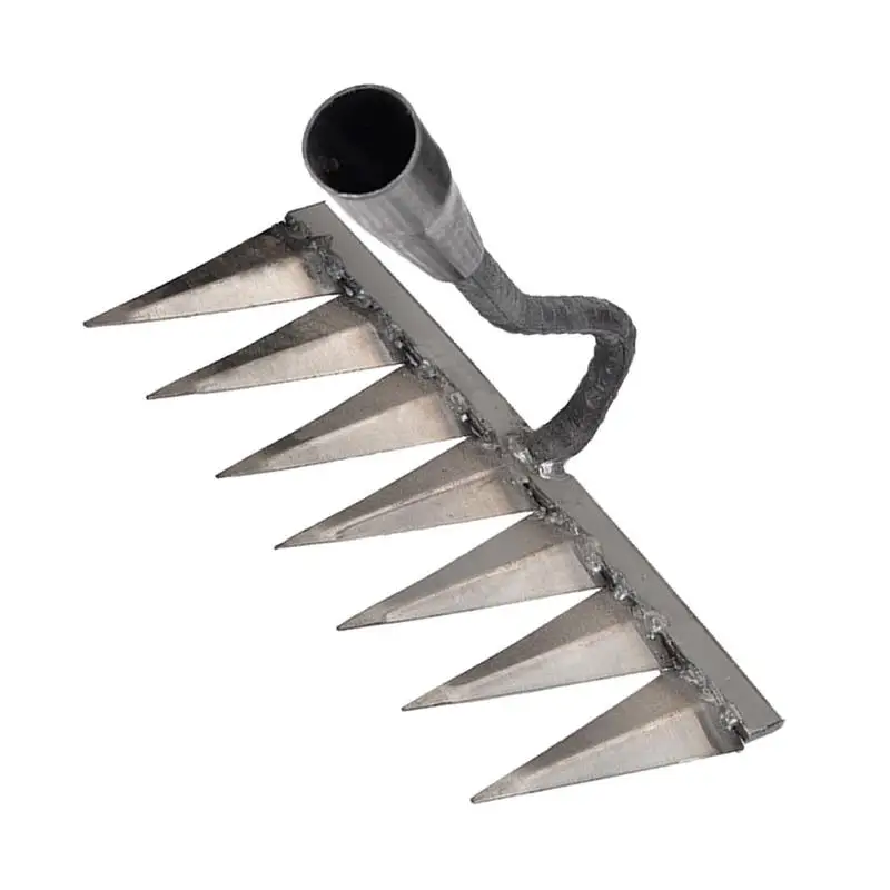 Cultivating Garden Rake Hand Dethatching Six-Tooth Nail Rake Sturdy And Durable Weeding Supplies For Patio Farm Vegetable Garden
Cultivating Garden Rake Hand Dethatching Six-Tooth Nail Rake Sturdy And Durable Weeding Supplies For Patio Farm Vegetable Garden