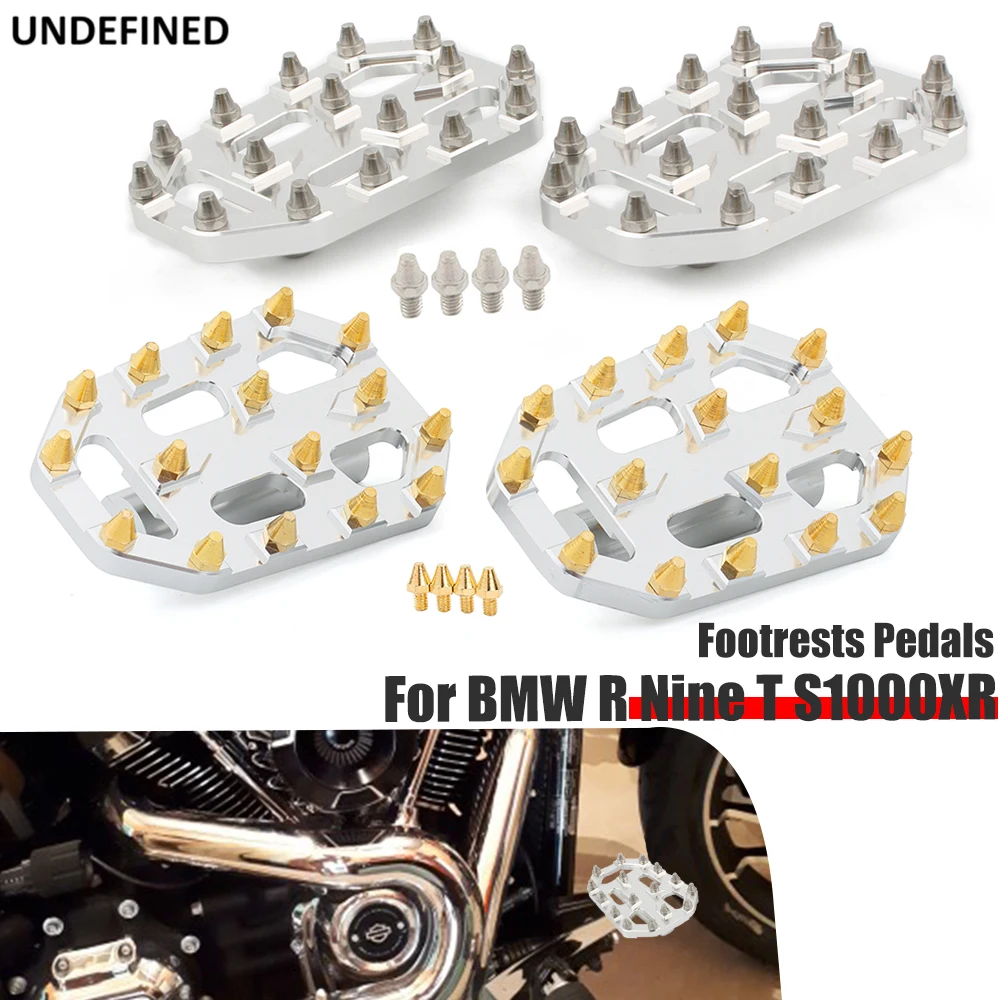 Wide Foot Pegs Footrests Pedals For BMW R Nine T Scrambler Urban GS S1000XR R1200GS F850GS F750GS G310GS Motorcycle Silver
Wide Foot Pegs Footrests Pedals For BMW R Nine T Scrambler Urban GS S1000XR R1200GS F850GS F750GS G310GS Motorcycle Silver