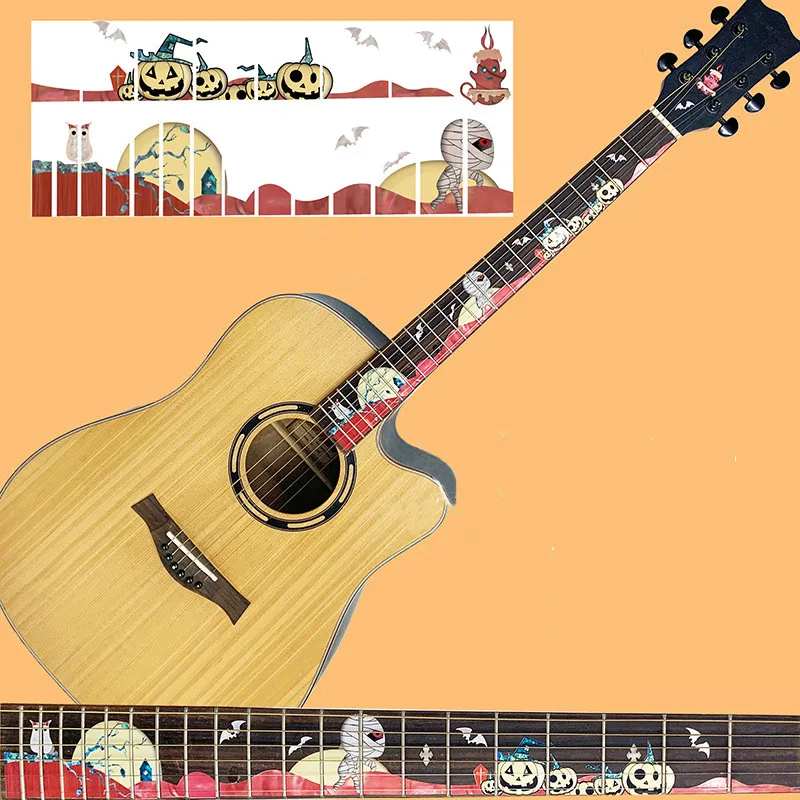 Наклейки для электрогитары, 5 стилей 
Наклейки для электрогитары, 5 стилей