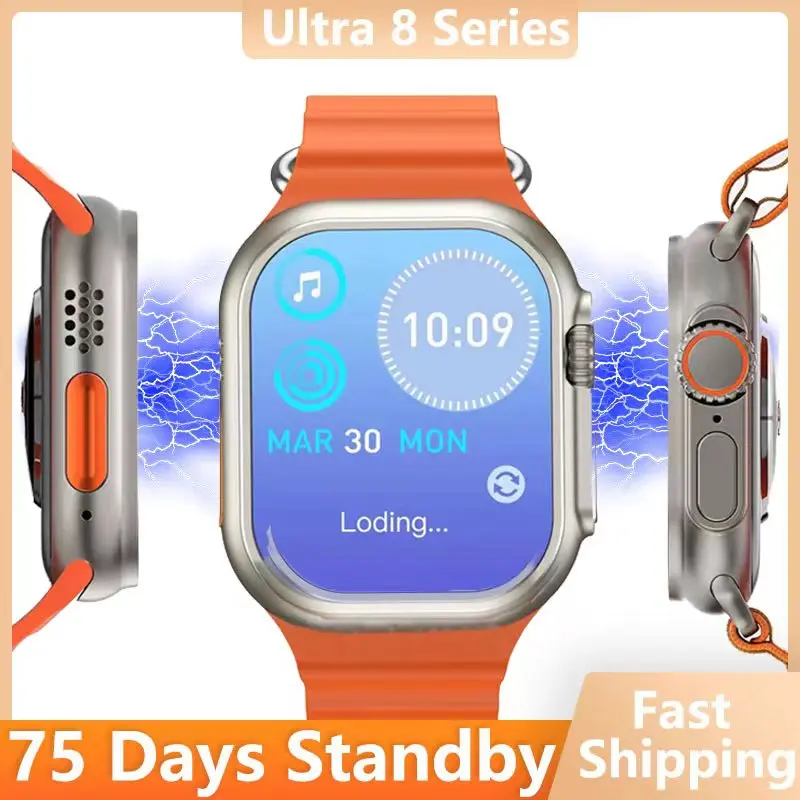 Smart Watch Ultra 8 Bluetooth Call Wireless Charging Smartwatch 2 Inch HD Screen Ip68 Music Play Monitor Sport For Apple Watch
Smart Watch Ultra 8 Bluetooth Call Wireless Charging Smartwatch 2 Inch HD Screen Ip68 Music Play Monitor Sport For Apple Watch