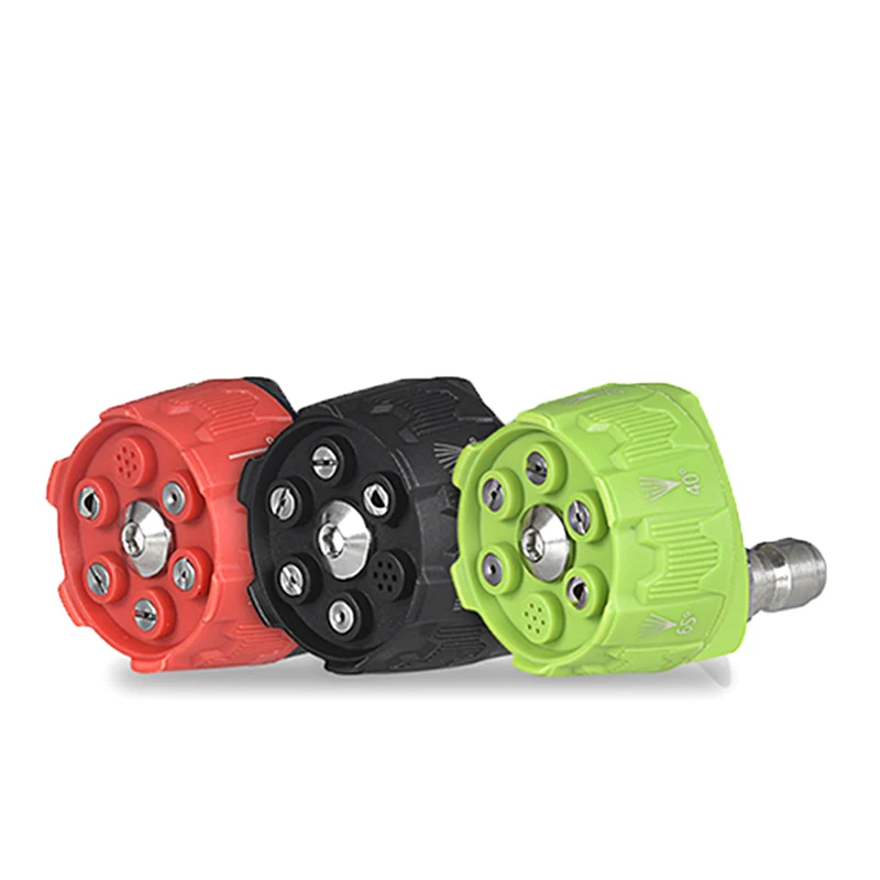 6 in 1 Adjustable Nozzle for 1/4 inch Quick Connect Male Adapter 3600psi High Pressure Washer Cleaner Water Gun Parts
6 in 1 Adjustable Nozzle for 1/4 inch Quick Connect Male Adapter 3600psi High Pressure Washer Cleaner Water Gun Parts