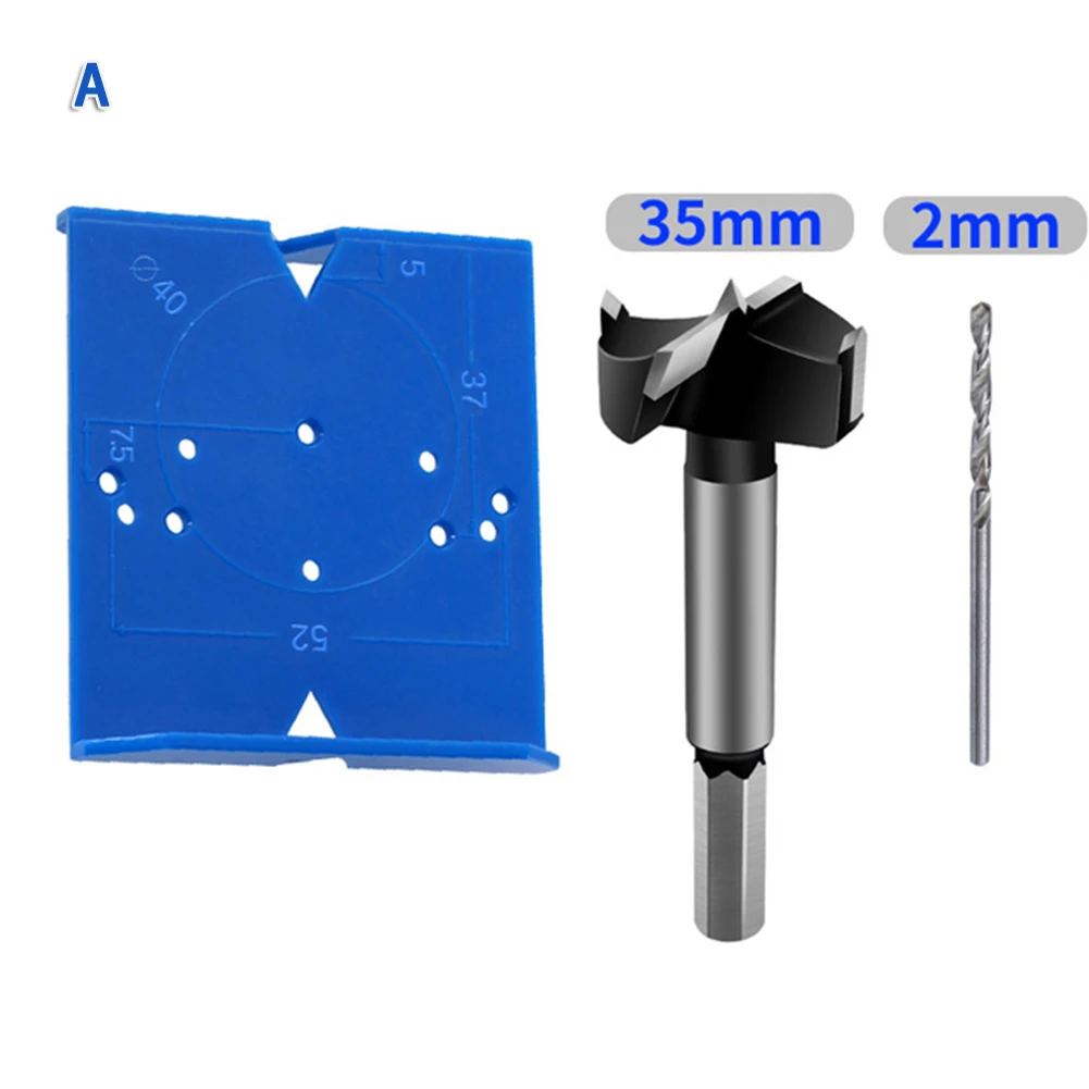 35/40mm Hinge Hole Drilling Locator Opener Drill Bit Punch For Positioning Installation Furniture Door Cabinet Woodworking Jig
35/40mm Hinge Hole Drilling Locator Opener Drill Bit Punch For Positioning Installation Furniture Door Cabinet Woodworking Jig