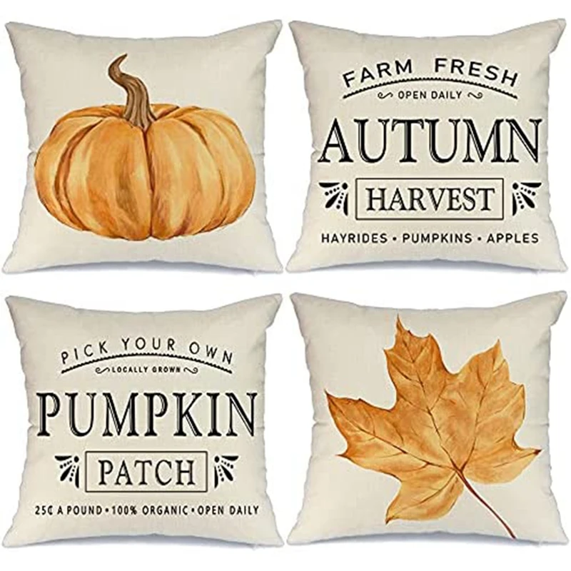 Bestfall Decor Pillow Covers 18X18 Set Of 4 Outdoor Fall Pillows Decorative Throw Pillows Farmhouse Autumn Cushion Case
Bestfall Decor Pillow Covers 18X18 Set Of 4 Outdoor Fall Pillows Decorative Throw Pillows Farmhouse Autumn Cushion Case