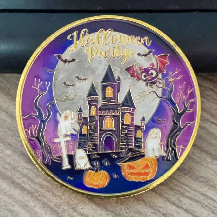 Золотая Монета «Счастливый Хэллоуин» — Мемориальная Медаль В Капсуле, Сувенир В Стиле Ужасов, Металлическое Изделие
Золотая Монета «Счастливый Хэллоуин» — Мемориальная Медаль В Капсуле, Сувенир В Стиле Ужасов, Металлическое Изделие