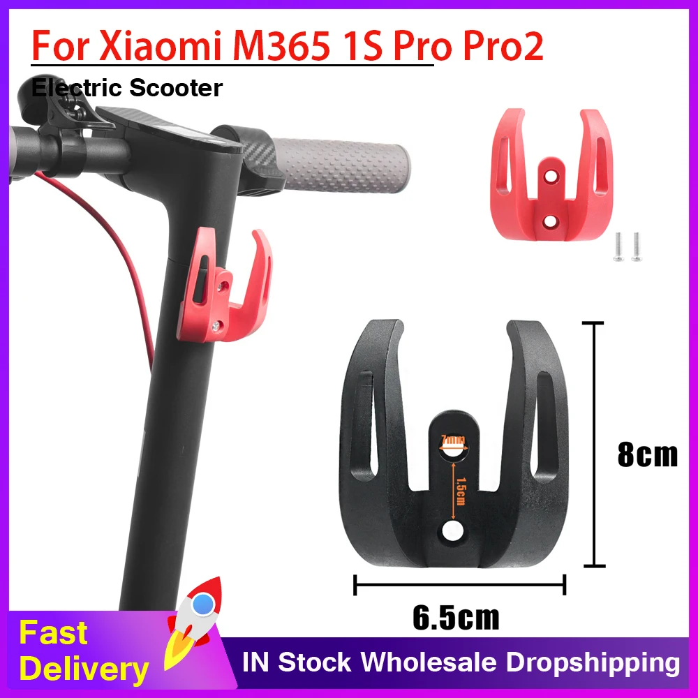 Scooter Front Hook for Xiaomi M365/1S/Pro/Pro 2 Electric Scooter Helmet Dual Claw Bags Grip KickScooter Grip Handle Hook Parts 
Scooter Front Hook for Xiaomi M365/1S/Pro/Pro 2 Electric Scooter Helmet Dual Claw Bags Grip KickScooter Grip Handle Hook Parts