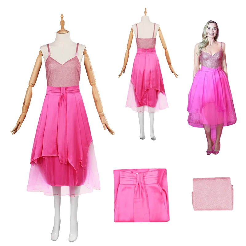 Margot Cosplay Evening Dress Movie Barbier Role Play Women Summer Pink Skirts Costume Outfits Girl Female Halloween Party Suits
Margot Cosplay Evening Dress Movie Barbier Role Play Women Summer Pink Skirts Costume Outfits Girl Female Halloween Party Suits
