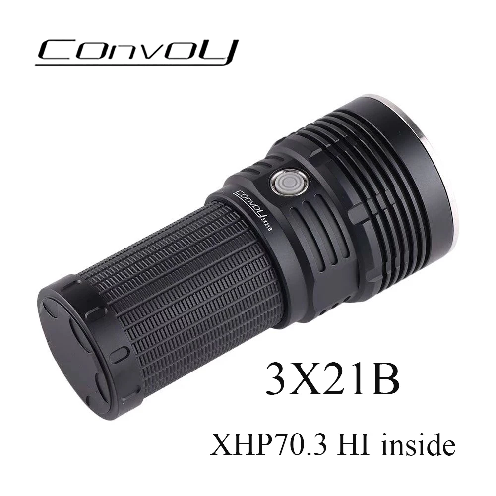 Convoy 3X21B Flashlight with XHP70.3 HI Led Linterna Type-C Charging Strong Light Torch 21700 Hunting Fishing Camping Lantern
Convoy 3X21B Flashlight with XHP70.3 HI Led Linterna Type-C Charging Strong Light Torch 21700 Hunting Fishing Camping Lantern