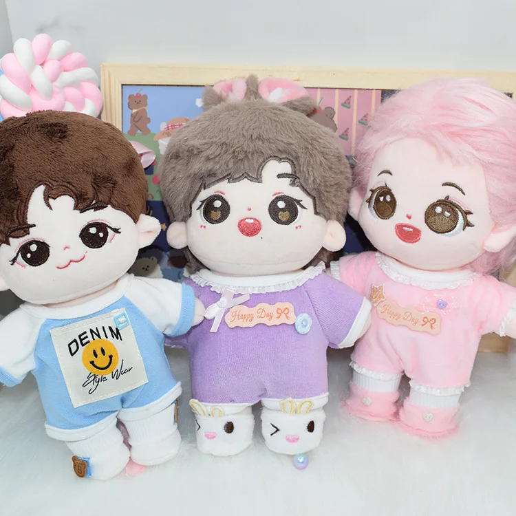 20cm Doll Clothes Mini Kpop Skz Plush Shoes Jumpsuit Pajamas Outfit for Cotton Stuffed Doll Accessories Free Shipping Items
20cm Doll Clothes Mini Kpop Skz Plush Shoes Jumpsuit Pajamas Outfit for Cotton Stuffed Doll Accessories Free Shipping Items