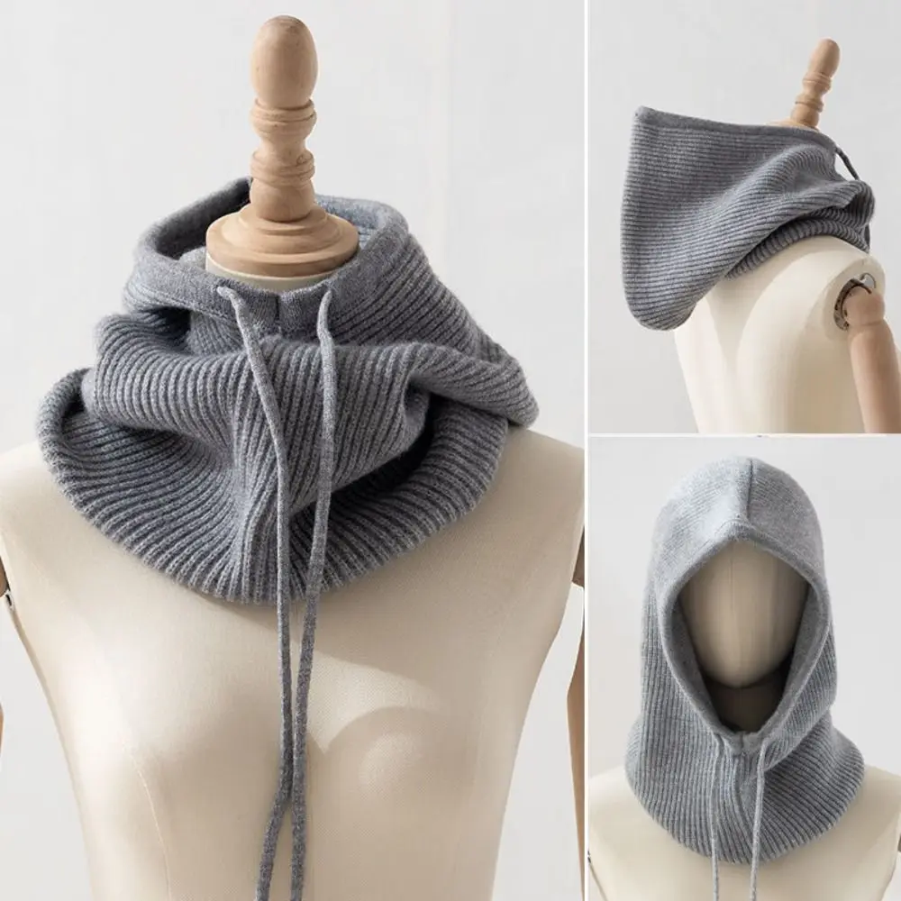 Knitted Balaclava Hat New Windproof Woolen Yarn Beanies Collar Muffler Warm Ring Scarf Ski Mask Caps Outdoor
Knitted Balaclava Hat New Windproof Woolen Yarn Beanies Collar Muffler Warm Ring Scarf Ski Mask Caps Outdoor