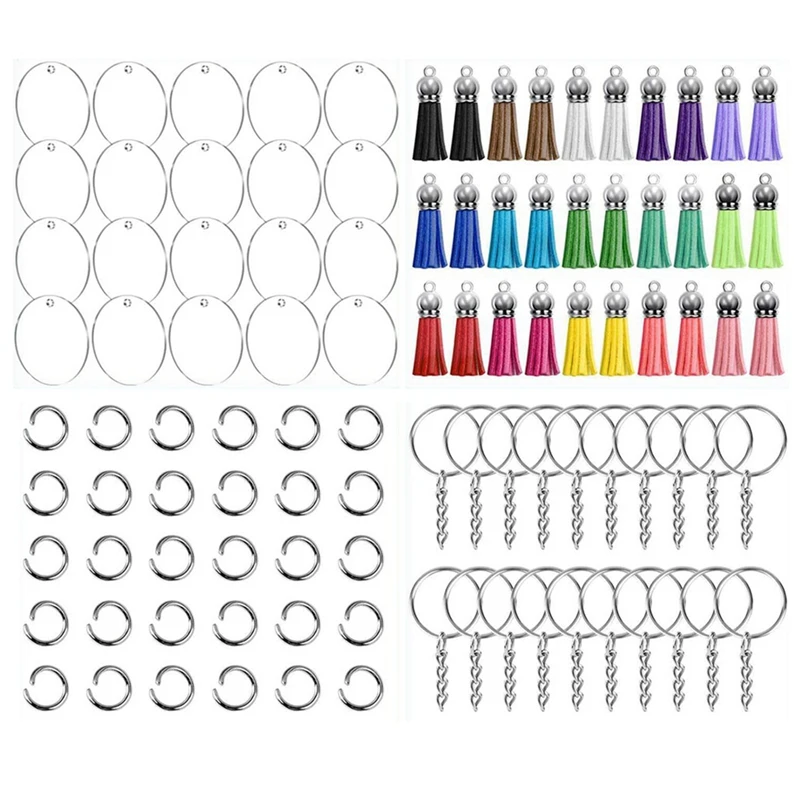 120 Pcs Acrylic Keychain Handmade DIY Crafts Multicolor Tassel Pendant Keychain Set For DIY Keychain Bag/Pet Tag Etc.
120 Pcs Acrylic Keychain Handmade DIY Crafts Multicolor Tassel Pendant Keychain Set For DIY Keychain Bag/Pet Tag Etc.