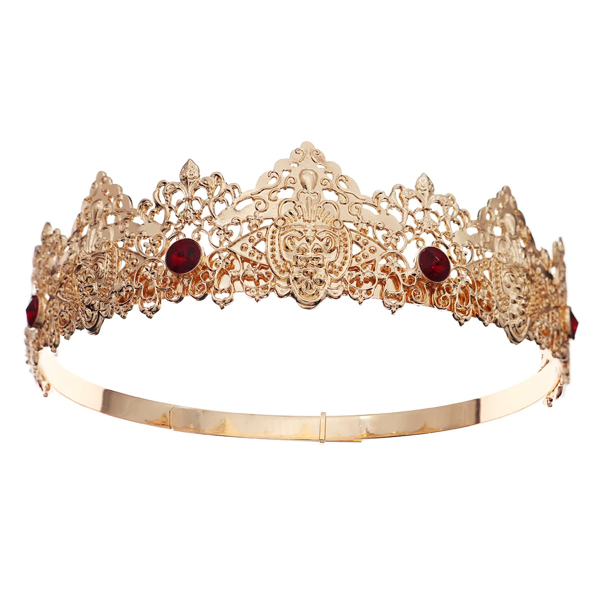 Men's crown hair accessories Baroque diamond gold tiaras party show king accessories
Men's crown hair accessories Baroque diamond gold tiaras party show king accessories