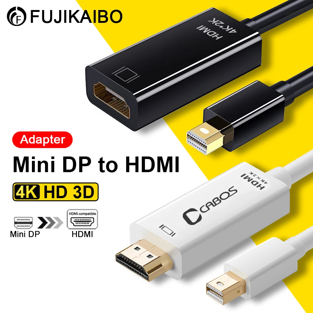 4K Mini Displayport to HDMI-compatible Adapter for PC TV MacBook Air Pro Laptop Projector Mini DP Display Port to HDMI Converter
4K Mini Displayport to HDMI-compatible Adapter for PC TV MacBook Air Pro Laptop Projector Mini DP Display Port to HDMI Converter