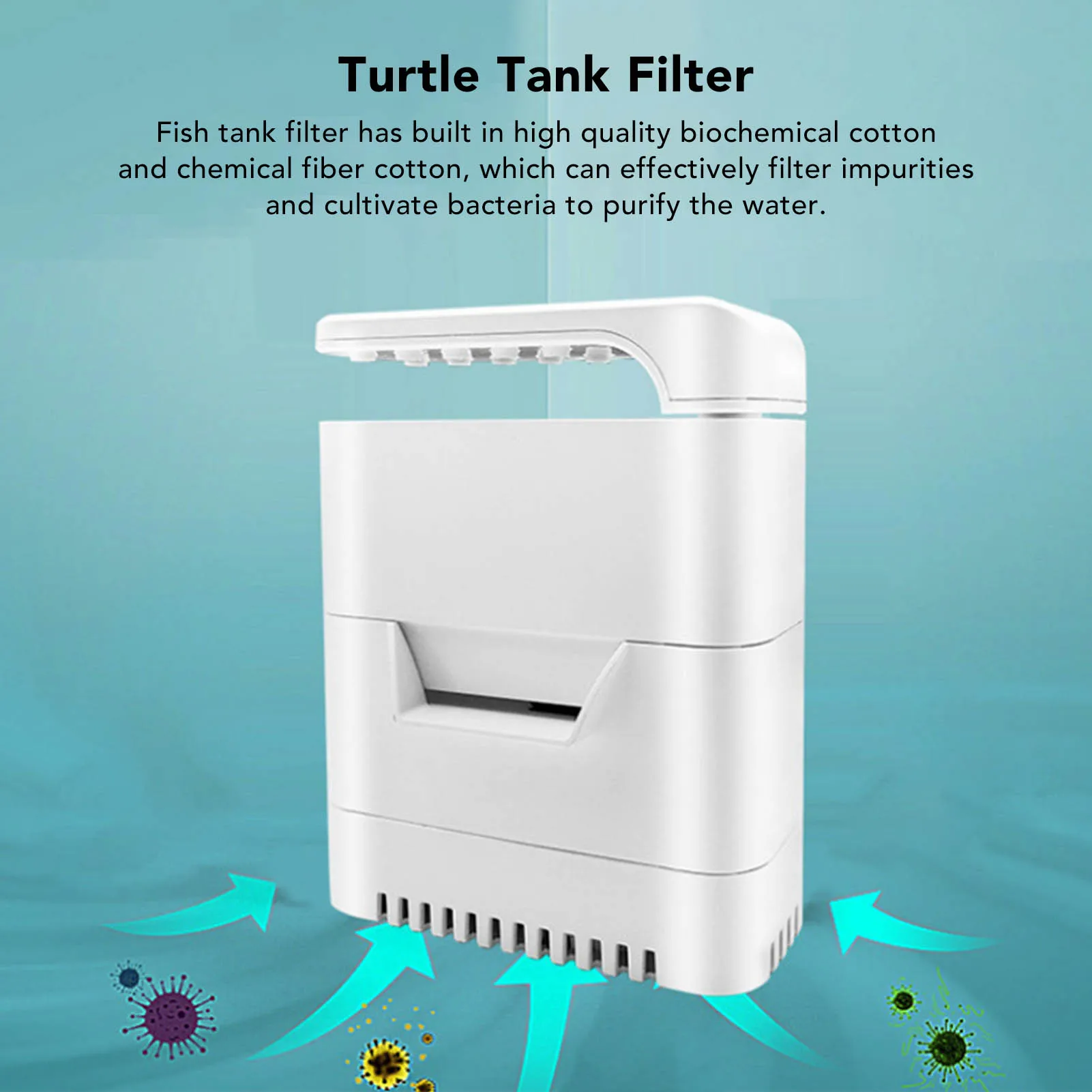 6.6 inch Aquarium Water Filter Low Water Level Multifunctional Strong Suction 3 in 1 Small Fish Tank Filter EU Plug 220V 15W
6.6 inch Aquarium Water Filter Low Water Level Multifunctional Strong Suction 3 in 1 Small Fish Tank Filter EU Plug 220V 15W