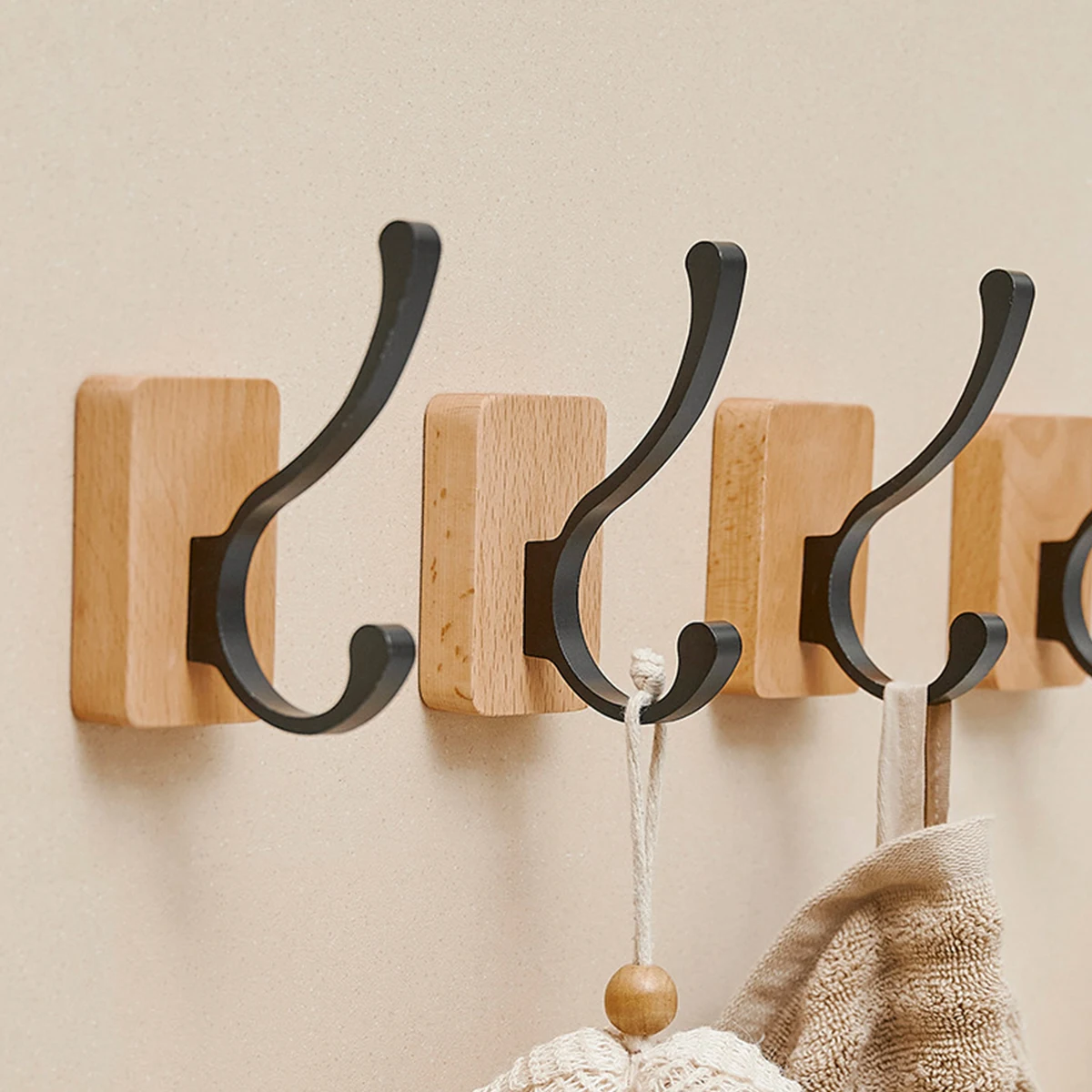 4 Pcs Wall Coat Hook Beech Coat Hooks Wall Mounted Durable Robe Hooks Hanger Sturdy Heavy Duty Coat Hooks Decorative
4 Pcs Wall Coat Hook Beech Coat Hooks Wall Mounted Durable Robe Hooks Hanger Sturdy Heavy Duty Coat Hooks Decorative