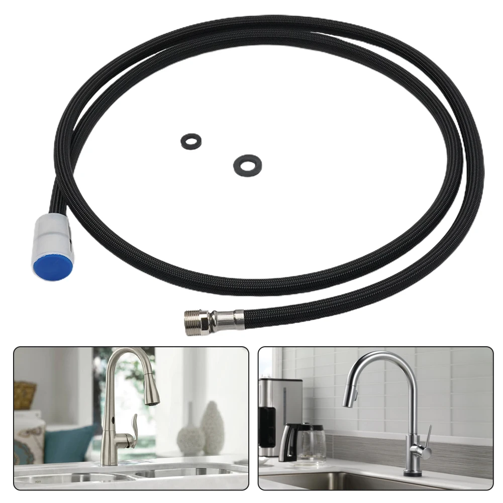 1.5M Replacement Hose Black Nylon Wire Encrypted Braided Faucet Tube For Faucet Pull-Out Shower Bathroom Kitchen Accessories
1.5M Replacement Hose Black Nylon Wire Encrypted Braided Faucet Tube For Faucet Pull-Out Shower Bathroom Kitchen Accessories