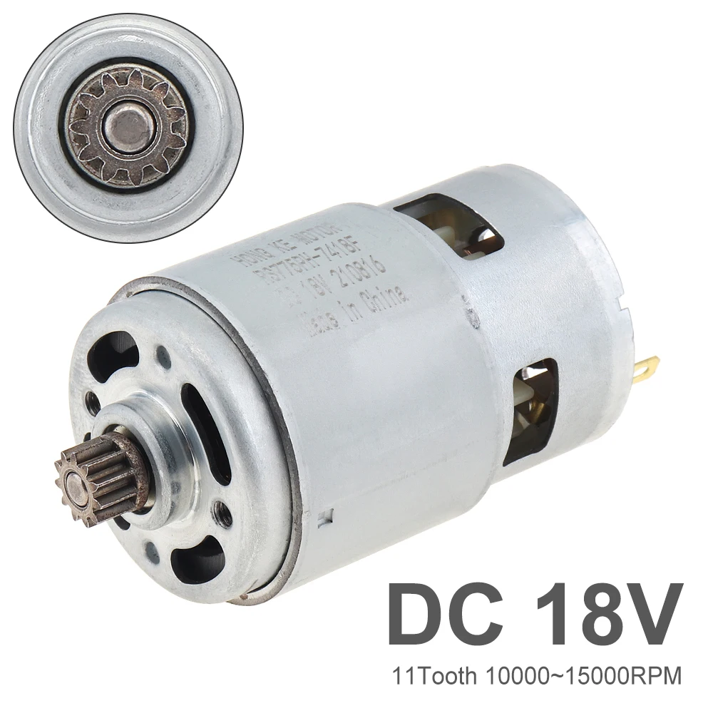 RS775 DC Motor High Power Reciprocating 18V 775 Micro Electric Motors 11 Teeth Gear for Handheld Cutting Lithium Electric Saw
RS775 DC Motor High Power Reciprocating 18V 775 Micro Electric Motors 11 Teeth Gear for Handheld Cutting Lithium Electric Saw