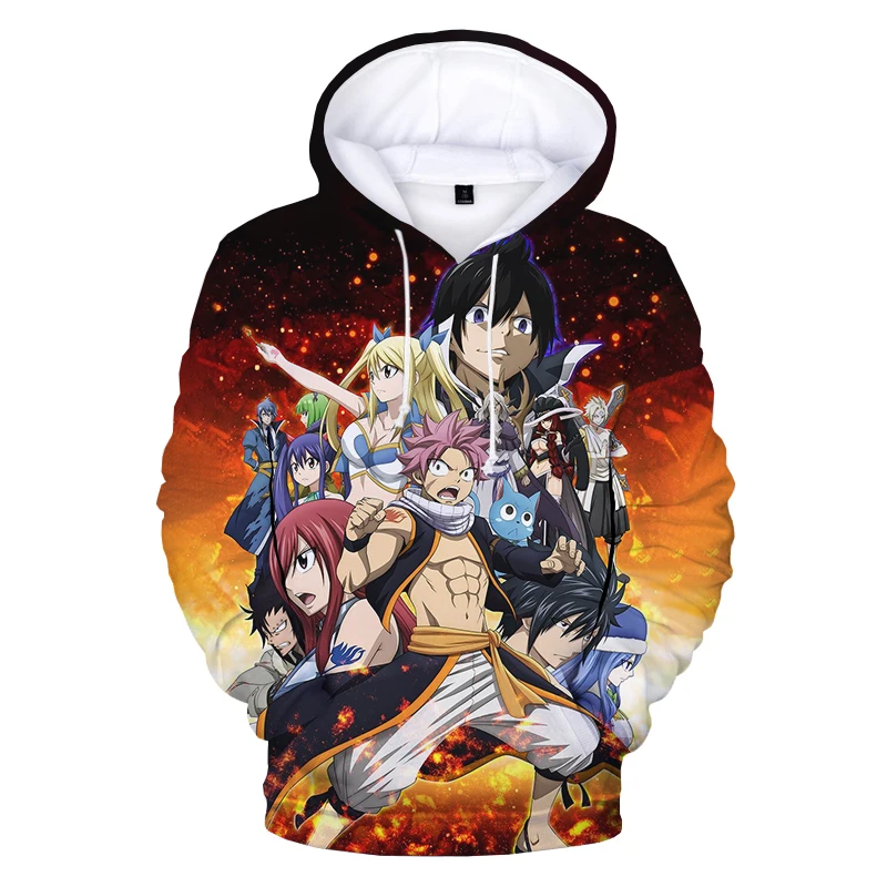 2022 New Fairy Tail 3D Printing Hoodie Sportswear Men's and Women's Casual Fashion Sports All-match Harajuku Style Hooded Sweats
2022 New Fairy Tail 3D Printing Hoodie Sportswear Men's and Women's Casual Fashion Sports All-match Harajuku Style Hooded Sweats