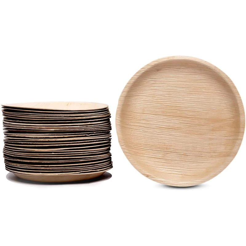 HOT SALE Compostable, Biodegradable, Disposable Palm Leaf Plates Sturdy, Microwave & Oven Safe (20, 8 Inch Round Plates)
HOT SALE Compostable, Biodegradable, Disposable Palm Leaf Plates Sturdy, Microwave & Oven Safe (20, 8 Inch Round Plates)